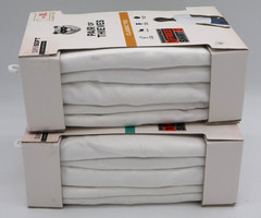 Pair of Thieves Men’s 6 Pack Fitted & Classic Crew Neck T-Shirt White Size XL