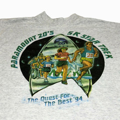 Paramount 20’s 5K Star Trek 1994 T Shirt Long Sleeve Mock Neck Vintage 90’s XL