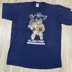 Gladiators Shirt M Vintage 80s 90s E-5-1- Amos Warrior Axe Shield Fighter Tee