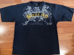 Vintage Streetwear 90’s Karl Kani Gold T-shirt Mens Sz L Graphic Tee Y2K Skate