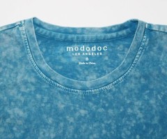 (2) New MODODOC Dyed T-Shirt Lot Gray Blue Men’s SMALL S Crewneck Cotton $130