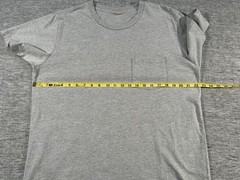Ship John Shirt Mens Extra Large Grey Short Sleeve Pocket Tee Made in USA