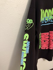 Rare Mood Swings Racing Made In USA Hype Designer Long Sleeve Shirt Not In Mood