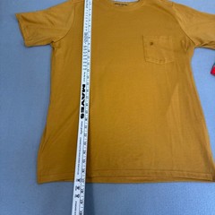 Pierre Cardin T-Shirt Mens Size M Slim Fit Pocket Short Sleeve Mustard Yellow