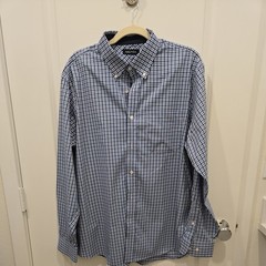 Lot of 7 Various Brands Long Sleeve Button Up Shirts Size Large and XL