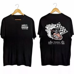 Harley Davidson Factory Racing Team Pullover T-Shirt Size S-5XL