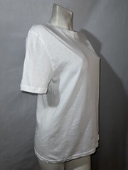 TRUE RELIGION Top Men’s Sz M White Gold Foil Cotton Lightweight SS Crewneck Tee