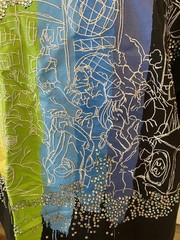 Johnny Blaze Multicolored T-Shirt Y2K Vintage Party Blvd Sequin Men’s Size 3XL