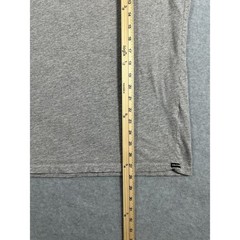 Volcom Tank Top Mens Medium Gray Modern Fit Cotton Blend Logo Sleeveless Casual