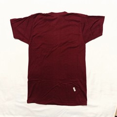 Vintage Cal Cru Adult S Maroon T-Shirt Short Sleeve Made in USA NOS