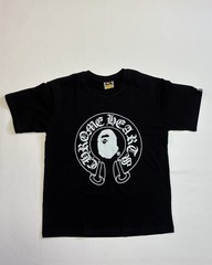 Chrome X Bape Black shirt – Size M – Fits Smaller