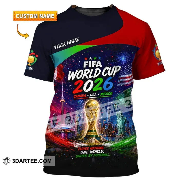3D Unisex Shirt – Custom World Cup 2026 Shirt reprint all size VK13828