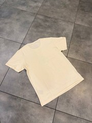 Double RL Ralph Lauren Graphic T Shirt Cream Cotton Size M