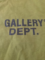 Gallery Dept Souvenir T-Shirt Olive Mens Large 100% Authentic