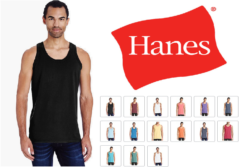 GDH300 Hanes Comfortwash Garment Dyed Tank Top