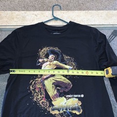Street Fighter Long Sleeve Shirt Video Game Gamer Capcom XL NWT New Character