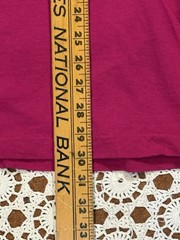 VTG 80s 90s USA Single Stitch XLarge BVD Blank Pink Pocket T-Shirt