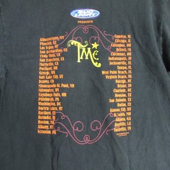 Vintage Tim McGraw T Shirt Mens Medium Black On Tour 2001 Country Music Y2K Tee