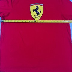 Scuderia Ferrari Rosso Corsa Shield Logo T-Shirt XXL