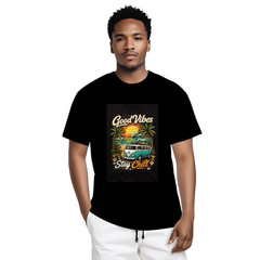1 Pack Crew Neck For Men’s 100% Cotton Soft T-Shirt Designed Tee