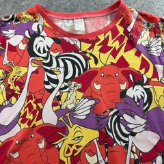 Disney Lion King T-Shirt Unisex Large Multicolor All Over Print Simba Zazu Tee