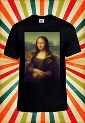 Mona Lisa Leonardo Da Vinci Painting Men Women Vest Tank Top Unisex T Shirt 1713