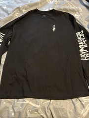 Deathwish Skateboards Long Sleeve Shirt (Unisex XL/Black) READ DESC.