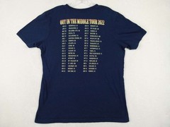 Zac Brown Band Men’s Large Navy Out In The Middle Tour T-Shirt