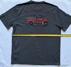 G.H. Bass & Co. Men’s XL Gray Rock Mills Lake Graphic Crew Neck Short Sleeve Tee