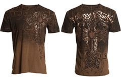 Xtreme Couture By Affliction Men’s T-Shirt DECRETUM Brown Biker S-5XL
