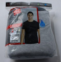 Hanes Men’s Six Pack Short Sleeve Breathable Shirt EJ3 Assorted Small NWT