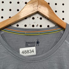 Smartwool T Shirt Mens XXL Grey Long Sleeve Base Layer Raglan Performance Top