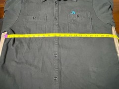 Santa Cruz Skateboard Longsleeve Button Up Shirt Screaming Hand Utility Black