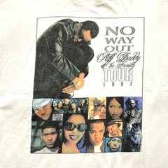 Vintage Puff Daddy & The Family 1997 No Way Out Tour T-Shirt Size XL Rap Tee 90s