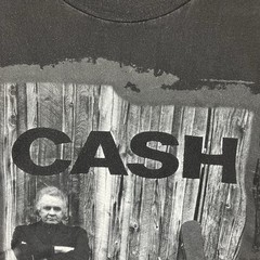 Vintage Johnny Cash Unchained Album 1996 Promo T-Shirt Large Winterland Tag 1996
