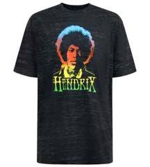D555 Duke Big Mens Jimi Hendrix Printed T-Shirt Official Licensed 2X-6XL 601718