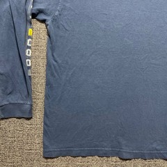 Vintage Old Navy Millennium 2000 Long Sleeve Shirt Mens XL Blue Graphic O2N Y2K