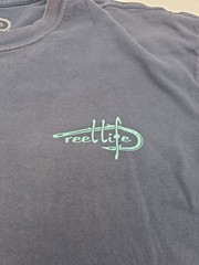 Reel Life T-Shirt Men XL Blue Graphic Print Tee.#46810