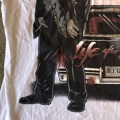 Notorious BIG TShirt White Womens Large Life After Death Brooklyn Mint Rook AsIs