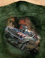 Ronald Reagan The Liberator Ford Mustang T-Shirt Size Small The Mountain Liberty