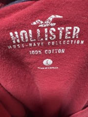 Hollister Must-Have Collection Logo T-Shirt Red Short Sleeve Crew Neck L