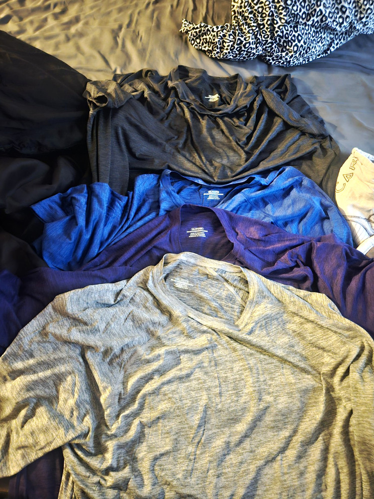 4 Men’s Big & Tall 5XL Multicolor T-Shirt Lot Assorted Colors