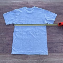Vintage 90s RARE Corgi Great Britain Animal Dog Breed Shirt Size M Sky Blue Tee