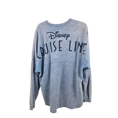 Disney Cruise Lines Spirit Jersey Mineral Wash Blue Size XXL