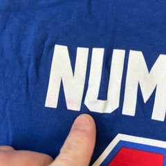 Buffalo Bills NFL Fanatics Number 1 Dad T Shirt Small Blue Football Short Sleeve