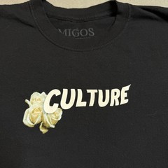 Migos Culture Album Tour Graphic T Shirt Black Roses Size Large