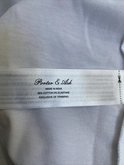 NEW Porter & Ash Men’s Large White Performance Tee V-Neck T-Shirt NWT