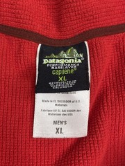 Patagonia Capilene 4 Zip-Neck Mens XL Red Performance Base Layer Shirt Top Hike