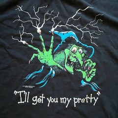 Vintage 1992 Wicked Witch I’ll Get You My Pretty Single Stitch XL T-Shirt Used