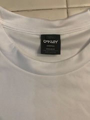 Oakley Hydrolix White Polyester Elastane Men’s XL Performance Tee